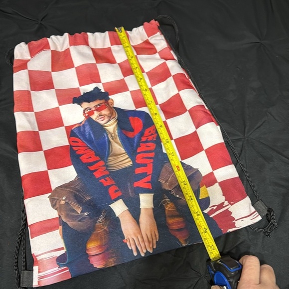 Bad Bunny Drawstring Backpack - Picture 2 of 8